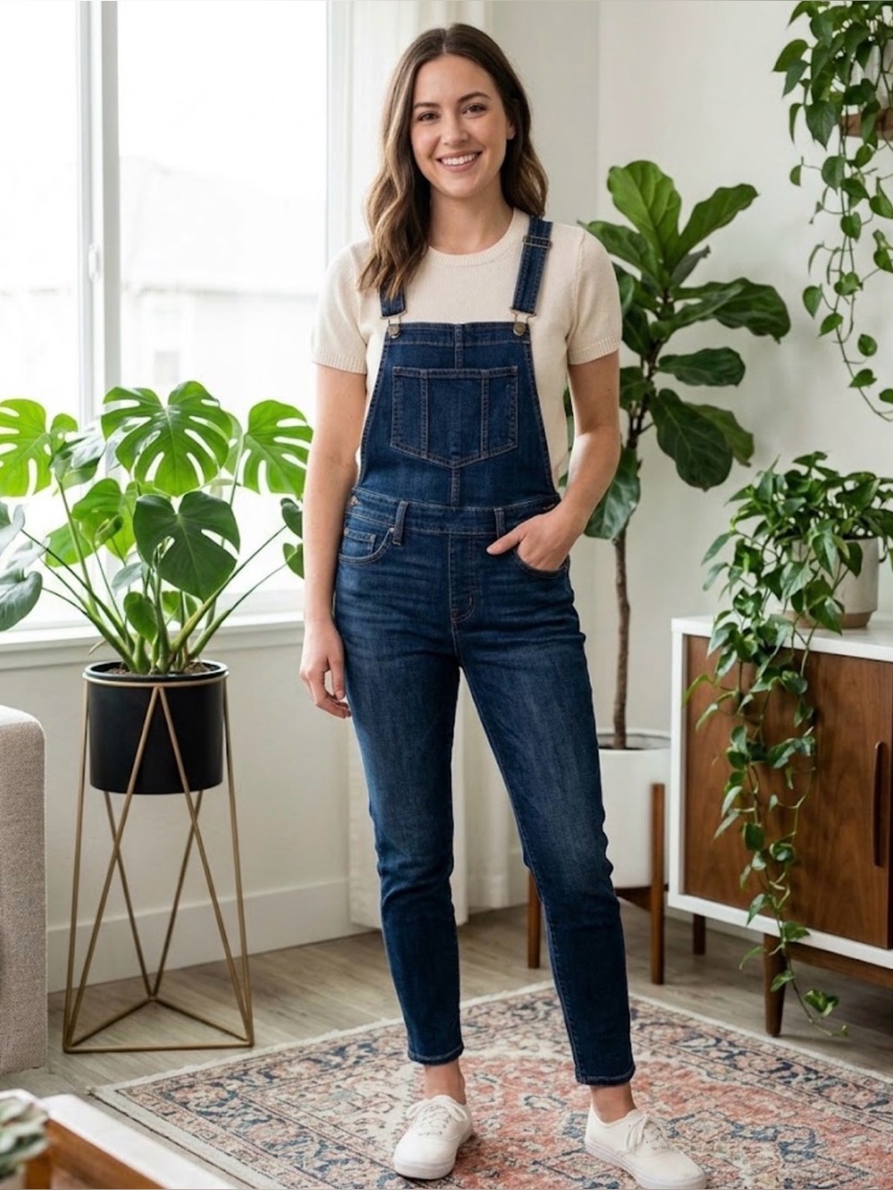 Levi’s Overalls with zipper on the left side. New no tags 24